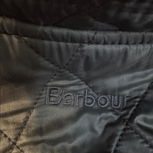 Barbour Black Quilted Vest Size 12 - Picture 10 of 10